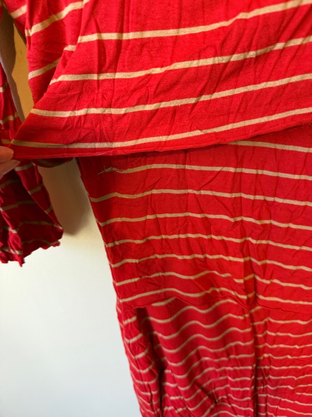 Red Striped Midi Dress - Picture 2 of 3